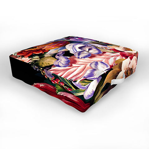 Burcu Korkmazyurek Midnight Garden VII Outdoor Floor Cushion
