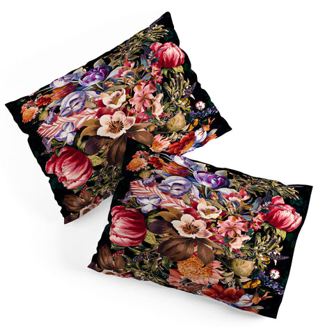 Burcu Korkmazyurek Midnight Garden VII Pillow Shams