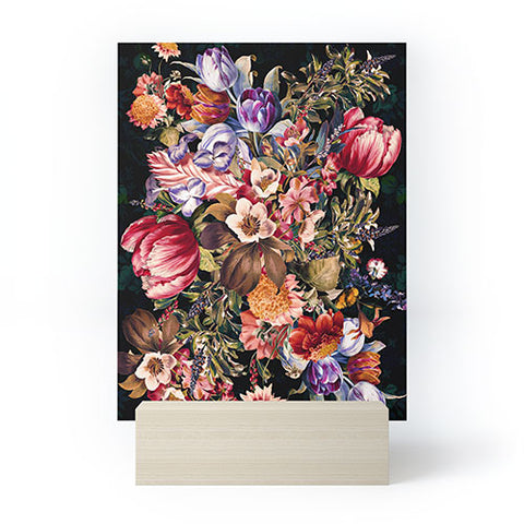Burcu Korkmazyurek Midnight Garden VII Mini Art Print