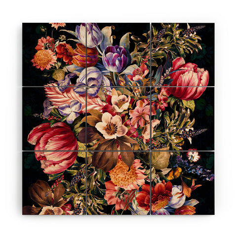 Burcu Korkmazyurek Midnight Garden VII Wood Wall Mural