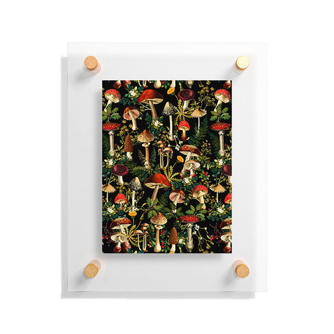 Burcu Korkmazyurek Mushroom Paradise Floating Acrylic Print