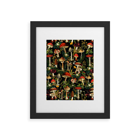 Burcu Korkmazyurek Mushroom Paradise Framed Art Print