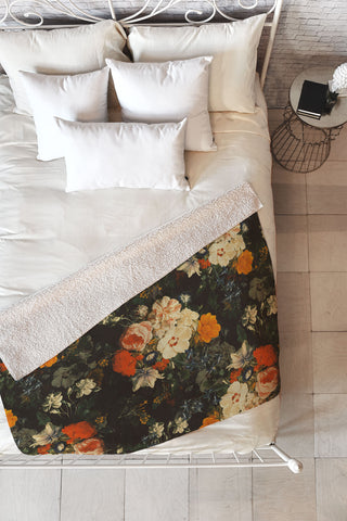 Burcu Korkmazyurek Mysterious Garden IV Fleece Throw Blanket