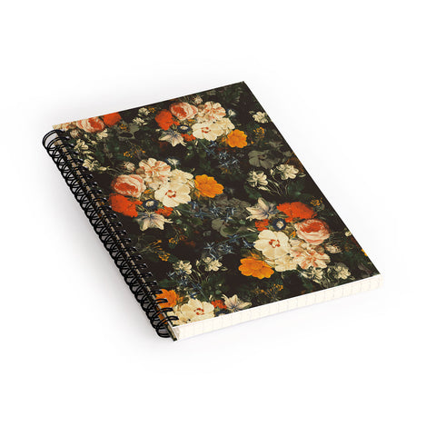 Burcu Korkmazyurek Mysterious Garden IV Spiral Notebook