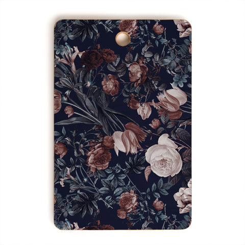 Burcu Korkmazyurek Night Forest XXV Cutting Board Rectangle