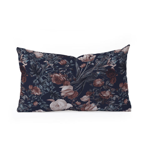 Burcu Korkmazyurek Night Forest XXV Oblong Throw Pillow
