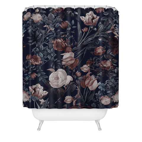 Burcu Korkmazyurek Night Forest XXV Shower Curtain