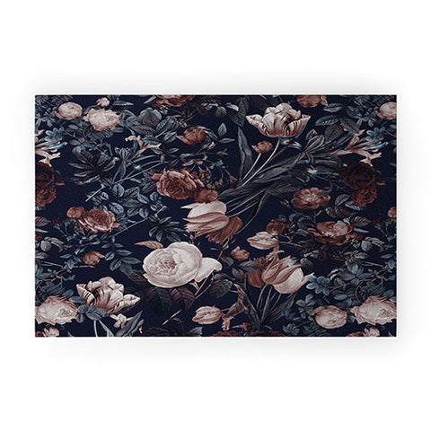 Burcu Korkmazyurek Night Forest XXV Welcome Mat