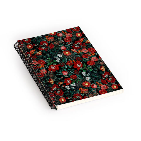 Burcu Korkmazyurek NIGHT GARDEN XXVI Spiral Notebook