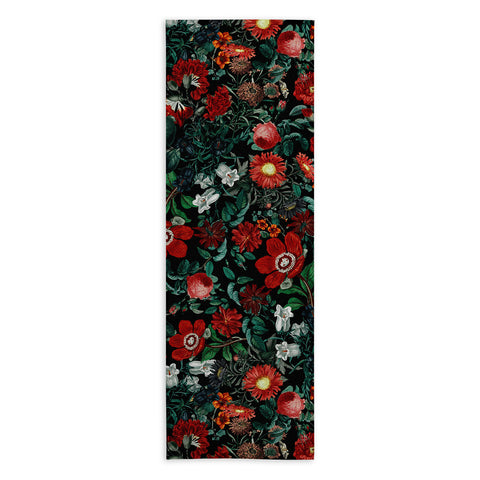 Burcu Korkmazyurek NIGHT GARDEN XXVI Yoga Towel