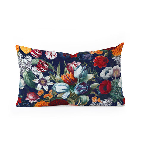 Burcu Korkmazyurek Night Garden XXXV Oblong Throw Pillow