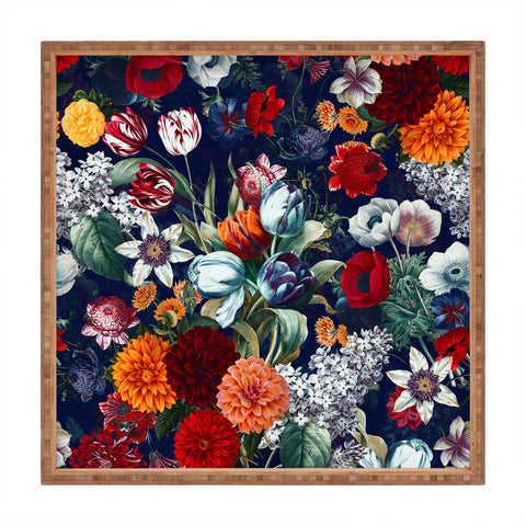 Burcu Korkmazyurek Night Garden XXXV Square Tray