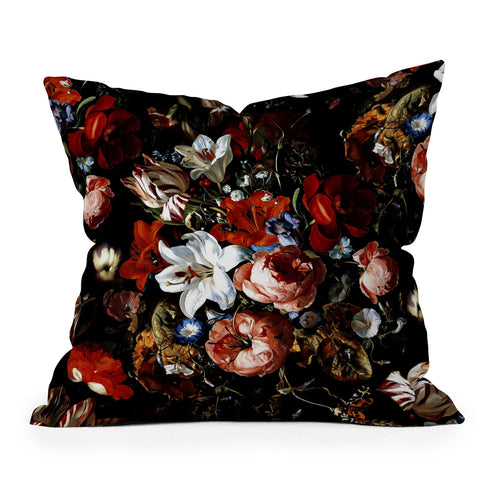 Burcu Korkmazyurek Night Garden XXXVIII Throw Pillow