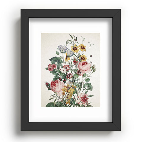 Burcu Korkmazyurek Romantic Garden Recessed Framing Rectangle