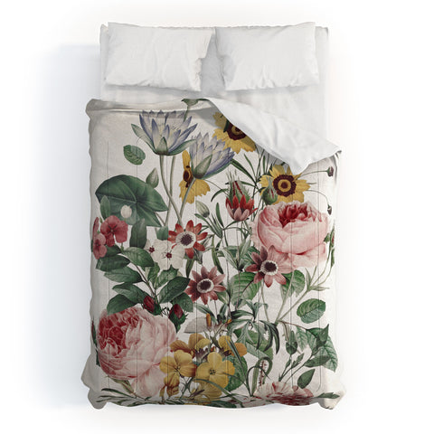 Burcu Korkmazyurek Romantic Garden Comforter