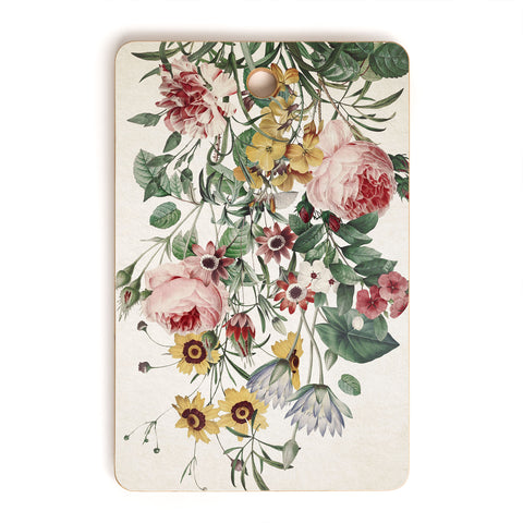 Burcu Korkmazyurek Romantic Garden Cutting Board Rectangle