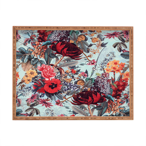 Burcu Korkmazyurek Romantic Garden VI Rectangular Tray