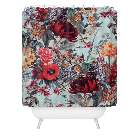 Burcu Korkmazyurek Romantic Garden VI Shower Curtain