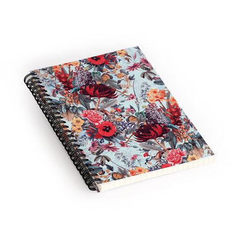 Burcu Korkmazyurek Romantic Garden VI Spiral Notebook