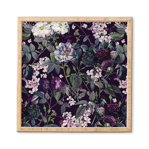 Burcu Korkmazyurek Rose Garden Night II Framed Wall Art