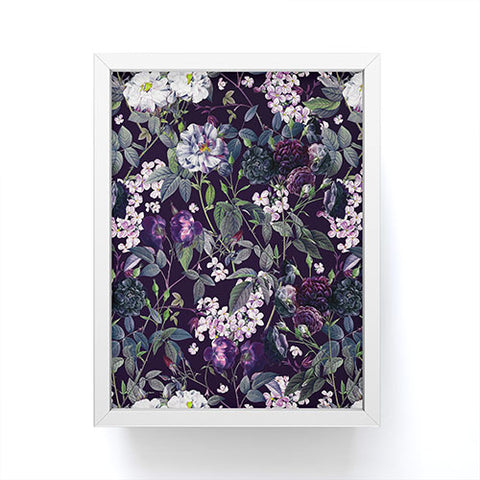 Burcu Korkmazyurek Rose Garden Night II Framed Mini Art Print