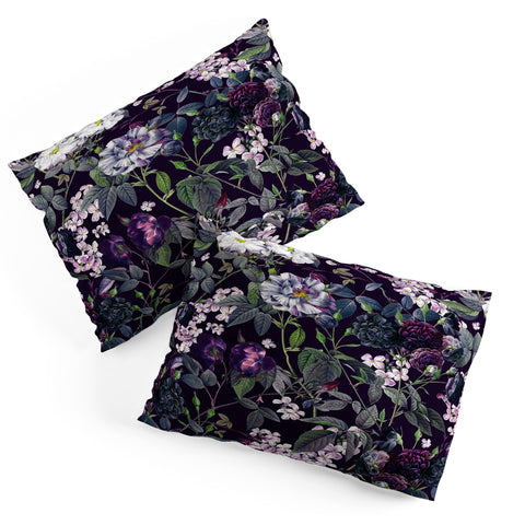 Burcu Korkmazyurek Rose Garden Night II Pillow Shams