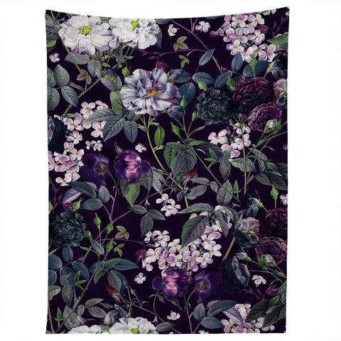 Burcu Korkmazyurek Rose Garden Night II Tapestry