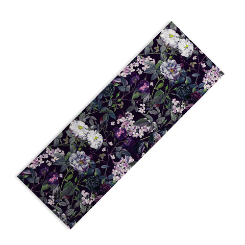 Burcu Korkmazyurek Rose Garden Night II Yoga Mat