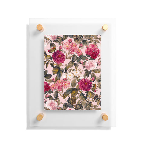 Burcu Korkmazyurek Rose Garden V Floating Acrylic Print