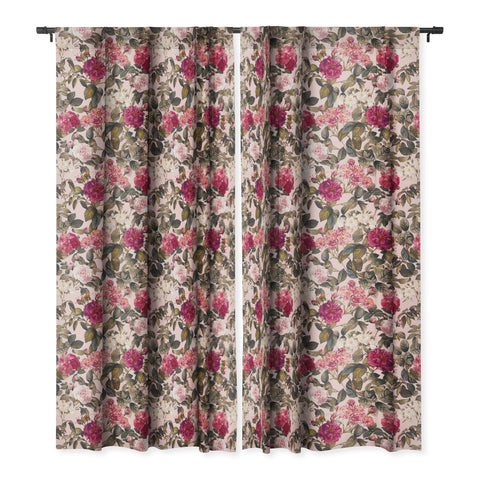 Burcu Korkmazyurek Rose Garden V Blackout Window Curtain