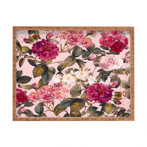 Burcu Korkmazyurek Rose Garden V Rectangular Tray