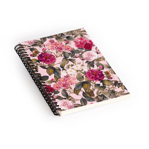 Burcu Korkmazyurek Rose Garden V Spiral Notebook