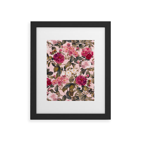 Burcu Korkmazyurek Rose Garden V Framed Art Print