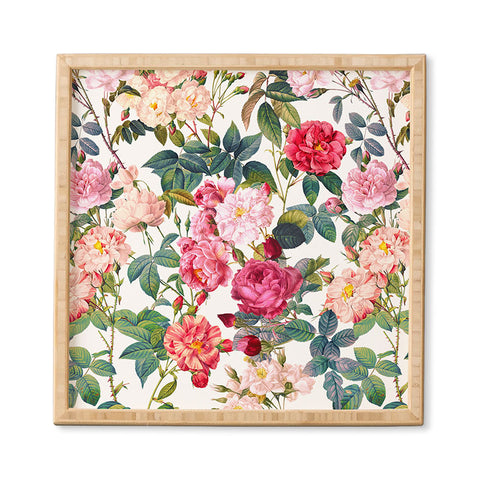 Burcu Korkmazyurek Rose Garden VII Framed Wall Art