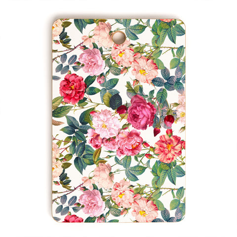 Burcu Korkmazyurek Rose Garden VII Cutting Board Rectangle