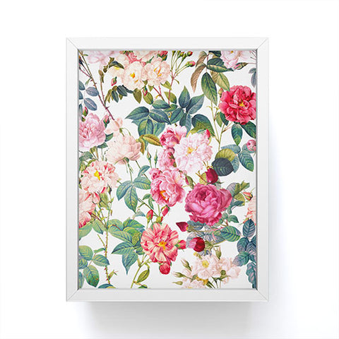 Burcu Korkmazyurek Rose Garden VII Framed Mini Art Print