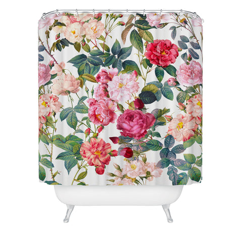 Burcu Korkmazyurek Rose Garden VII Shower Curtain