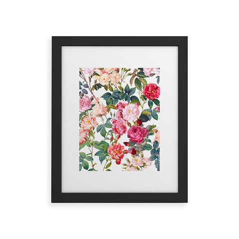 Burcu Korkmazyurek Rose Garden VII Framed Art Print