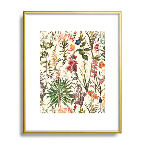 Burcu Korkmazyurek Secret Garden XIX Metal Framed Art Print