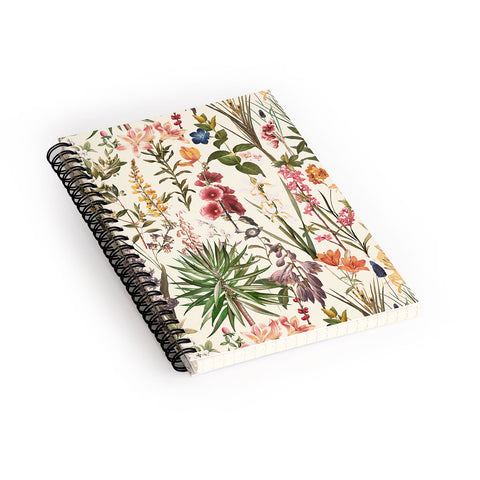 Burcu Korkmazyurek Secret Garden XIX Spiral Notebook