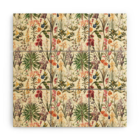 Burcu Korkmazyurek Secret Garden XIX Wood Wall Mural