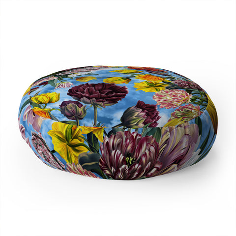 Burcu Korkmazyurek Sky Garden Floor Pillow Round