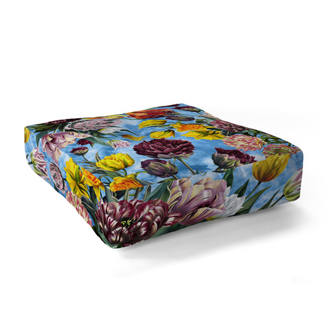 Burcu Korkmazyurek Sky Garden Floor Pillow Square