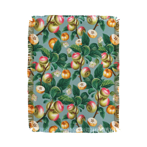 Burcu Korkmazyurek Spring Summer 2022 Fruits Throw Blanket