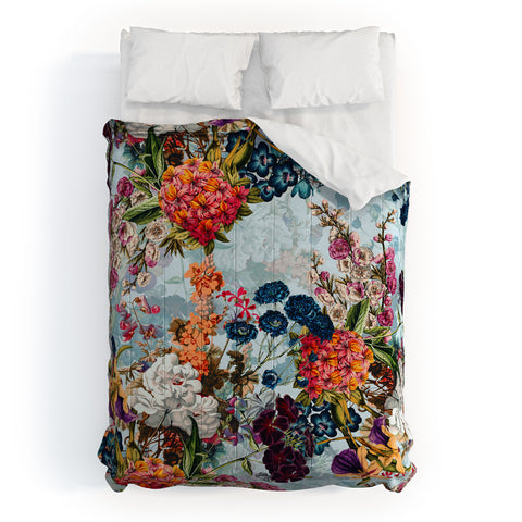Burcu Korkmazyurek Summer Botanical Garden VIII Comforter