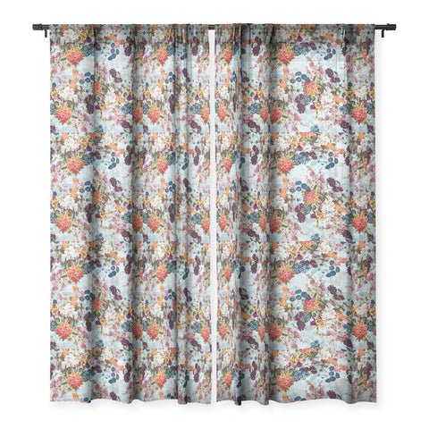 Burcu Korkmazyurek Summer Botanical Garden VIII Sheer Window Curtain