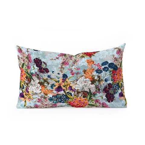 Burcu Korkmazyurek Summer Botanical Garden VIII Oblong Throw Pillow