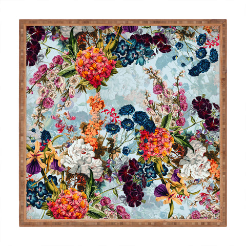 Burcu Korkmazyurek Summer Botanical Garden VIII Square Tray