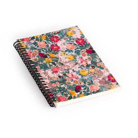 Burcu Korkmazyurek Summer Botanical Garden XI Spiral Notebook