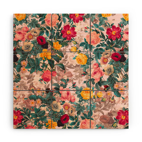 Burcu Korkmazyurek Summer Botanical Garden XI Wood Wall Mural